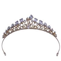 Bridal Tiaras, Zinc Alloy, plated, micro pave cubic zirconia & for woman Inner Approx 150mm 