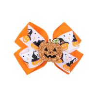 Stoff Bowkont Haarspange, Kürbis, Design für Halloween & Modeschmuck & für Frau, keine, 110mm, verkauft von PC