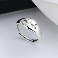 Bague en argent , Argent sterling 925, Finition antique, bijoux de mode & pour femme, 8mm, Vendu par PC