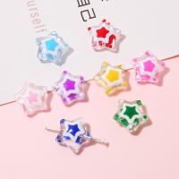 Lampwork Beads, Star, DIY & enamel 13mm Approx 1mm 