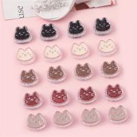 Enamel Acrylic Beads, Cat, DIY Approx 3.5mm 