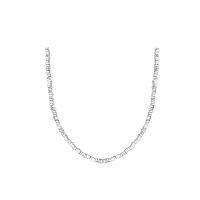 Sterling Silver Jewelry Necklace, 925 Sterling Silver, with 2inch extender chain, silver color plated, fashion jewelry & for woman, 1.5mm Approx 15 Inch 