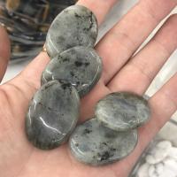 Gemstone ювелирные изделия Кулон, Природный камень, Плоская овальная форма, полированный, DIY, Много цветов для выбора продается PC