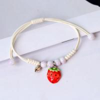 Porcelain Bracelets, with Wax Cord, handmade, Length Adjustable & fashion jewelry & Unisex Approx 13-23 cm 