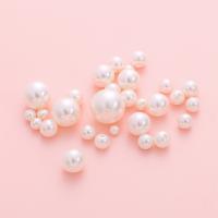 Glass Pearl Beads, Glass Beads, Round, DIY white 