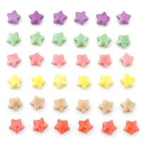 Abalorios de Porcelana Perlados, Estrella, Bricolaje, más colores para la opción, 14x8mm, agujero:aproximado 2mm, 10PCs/Bolsa, Vendido por Bolsa