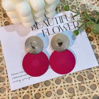 Zinc Alloy Drop Earring, stoving varnish, fashion jewelry & for woman 