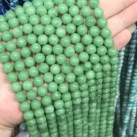 Single Gemstone Beads, Natural Stone, Round, polished, DIY green Approx 38 cm 