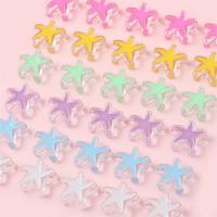 Enamel Acrylic Beads, Star, DIY 25mm Approx 4mm 