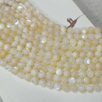 Peties perles de la mer du sud, Nacre perles, Rond, poli, DIY & normes différentes pour le choix, couleur jade blanc Environ 15.35 pouce, Vendu par brin