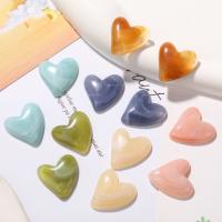 Mobile Phone DIY Decoration, Resin, Heart, epoxy gel 