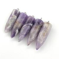 Gemstone ювелирные изделия Кулон, Природный камень, Пуля, резной, DIY, Много цветов для выбора продается PC