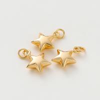 真鍮スター ペンダント, 銅, 星, メッキ, DIY, ゴールド 穴:約 3mm, 売り手 パソコン