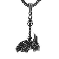 Pendentifs en titane, Acier titane, vernis au four, pour homme, noire Vendu par PC