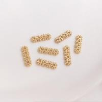 Brass Spacer Beads, 14K gold plated, DIY golden 