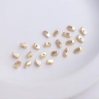 Entretoise de perles en laiton, Plaqué d'or 14K, DIY & styles différents pour le choix, doré Vendu par sac