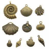 Zinc Alloy Jewelry Finding Set, antique bronze color plated, vintage & DIY & mixed, 10-20mm 