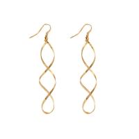 Boucle d'oreille goutte Zinc Alloy, alliage de zinc, Placage de couleur d'or, bijoux de mode & styles différents pour le choix & pour femme Vendu par paire