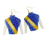 Acrylic Drop Earring, Garment, fashion jewelry & for woman, blue 