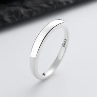 Bague en argent , Argent sterling 925, Finition antique, bijoux de mode & unisexe, 3mm, Vendu par PC