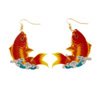 Acrylic Drop Earring, Animal, fashion jewelry & for woman 