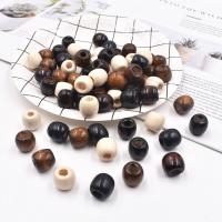 Perles en bois teints, DIY, plus de couleurs à choisir, 17mm Environ 7mm Vendu par sac