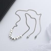 Collier de bijoux en argent , Argent sterling 925, avec 1.97inch chaînes de rallonge, Finition antique, bijoux de mode & pour femme Environ 15.75 pouce, Vendu par PC