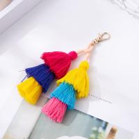 Decorative Tassel, Cotton Thread, Bohemian style & folk style, multi-colored, 170mm 