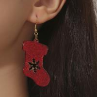 Acrylic Drop Earring, Shoes, fashion jewelry & for woman, red 