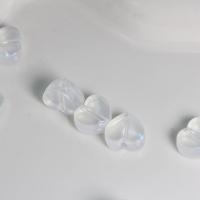 Miracle Acrylic Beads, Heart, DIY, clear Approx 