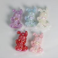 Fashion Plastic Pendants, Rabbit, DIY & luminated Approx 