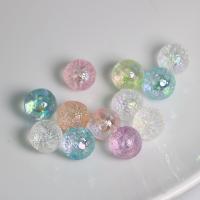 スターダスト・アクリル・ビーズ, アクリル, ラウンド形, DIY, 無色, 14mm, 約 100パソコン/バッグ, 売り手 バッグ