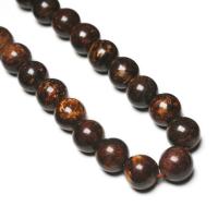 Bronzite Stone Beads, Round, DIY Approx 38-40 cm 