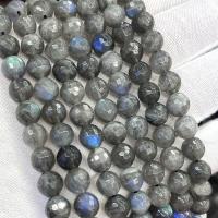 Perles en labradorite, DIY & normes différentes pour le choix & facettes, gris Environ 39 cm, Vendu par brin