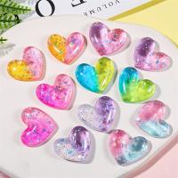 Mobile Phone DIY Decoration, Resin, Heart, epoxy gel 