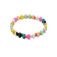 Moda pulseras de la aleación de Zinc, chapado, barniz de secado al horno & para mujer, más colores para la opción, longitud:aproximado 18 cm, Vendido por UD