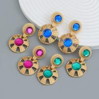 Acrylic Drop Earring, Zinc Alloy, with Acrylic, fashion jewelry & for woman 