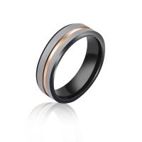 Anillo de dedo de acero Titanium de, Partículas de acero, pulido, Joyería & diverso tamaño para la opción & para hombre, 8mm, Vendido por UD