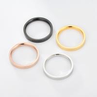 Edelstahl Fingerring, 304 Edelstahl, Vakuum-Ionen-Beschichtung, 4 Stück & unisex & verschiedene Größen vorhanden, 2x6MM, verkauft von setzen