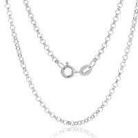 Collier de bijoux en argent , argent sterling 925, Placage, unisexe & normes différentes pour le choix, argent, Vendu par PC