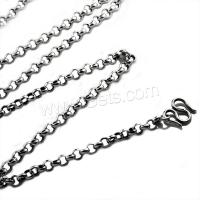 Collier de bijoux en argent , argent sterling 925, Placage, unisexe & normes différentes pour le choix, argent, Vendu par PC