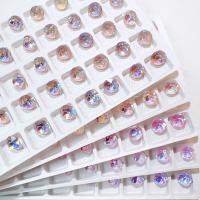 Polymer Clay Nagel Kunst, Glas, DIY, keine, 8x8mm, 84PCs/Menge, verkauft von Menge