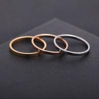 Edelstahl Fingerring, 304 Edelstahl, Vakuum-Ionen-Beschichtung, Modeschmuck & unisex & verschiedene Größen vorhanden, keine, verkauft von PC