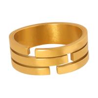 Titane Acier Bague, Acier titane, Placage ionique sous vide, bijoux de mode & normes différentes pour le choix & pour femme, plus de couleurs à choisir, 7mm, Vendu par PC