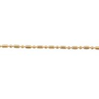 Brass Chain Necklace, 14K gold plated, Unisex gold 