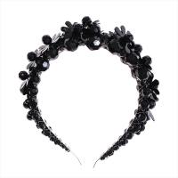 Banda del Pelo, Cristal, con aleación de zinc, Flor, Estilo coreano & diferentes estilos para la opción & para mujer, 130mm, Vendido por UD