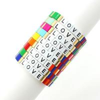 Moda pulseras de la aleación de Zinc, con Hilo elástico, chapado en color dorado, Joyería & Estilo bohemio & barniz de secado al horno & unisexo, más colores para la opción, diámetro interior:aproximado 55mm, Vendido por UD