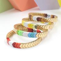 Fashion Zinc Alloy Bracelets, with Elastic Thread, arrowhead, stoving varnish, fashion jewelry & Bohemian style & Unisex 8mm, Inner Approx 55mm 