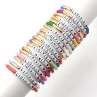 Fashion Zinc Alloy Bracelets, plated, fashion jewelry & Bohemian style & elastic & stoving varnish & Unisex Inner Approx 55mm 