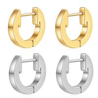 Titanium Steel Earrings, plated, fashion jewelry & for woman 